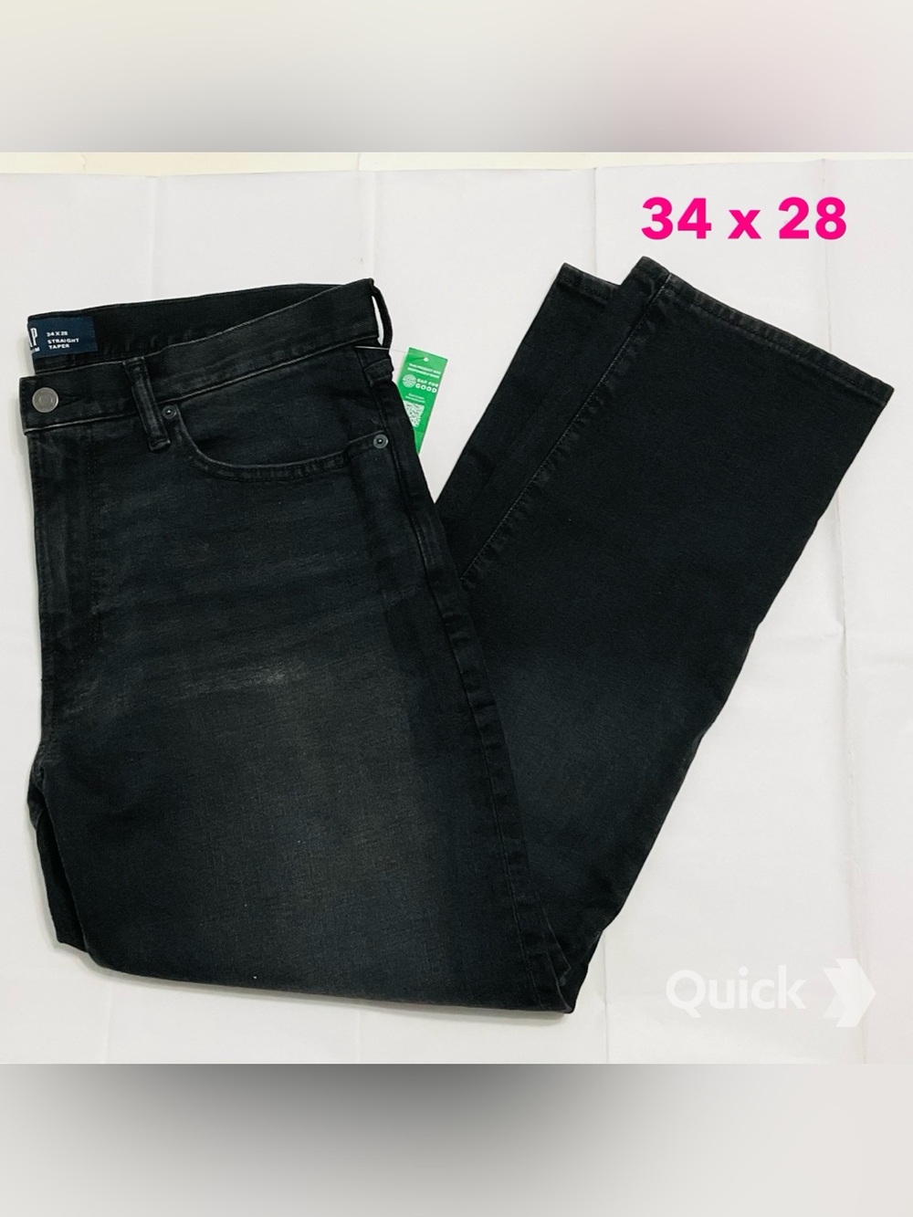 NWT Gap Straight Taper Jeans - 34 x 28